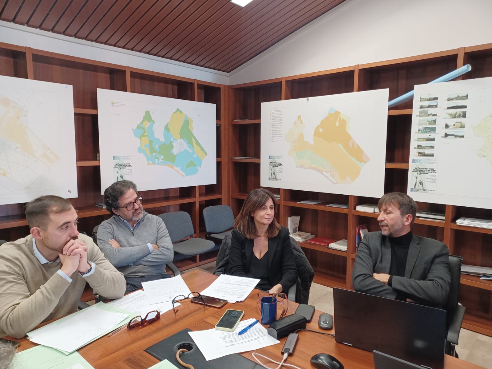 Da sinistra: Faticoni, Volpe, Nasti e Vicaro