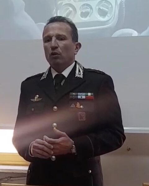 Il comandante provinciale dei Carabinieri pontini, colonnello Christian Angelillo