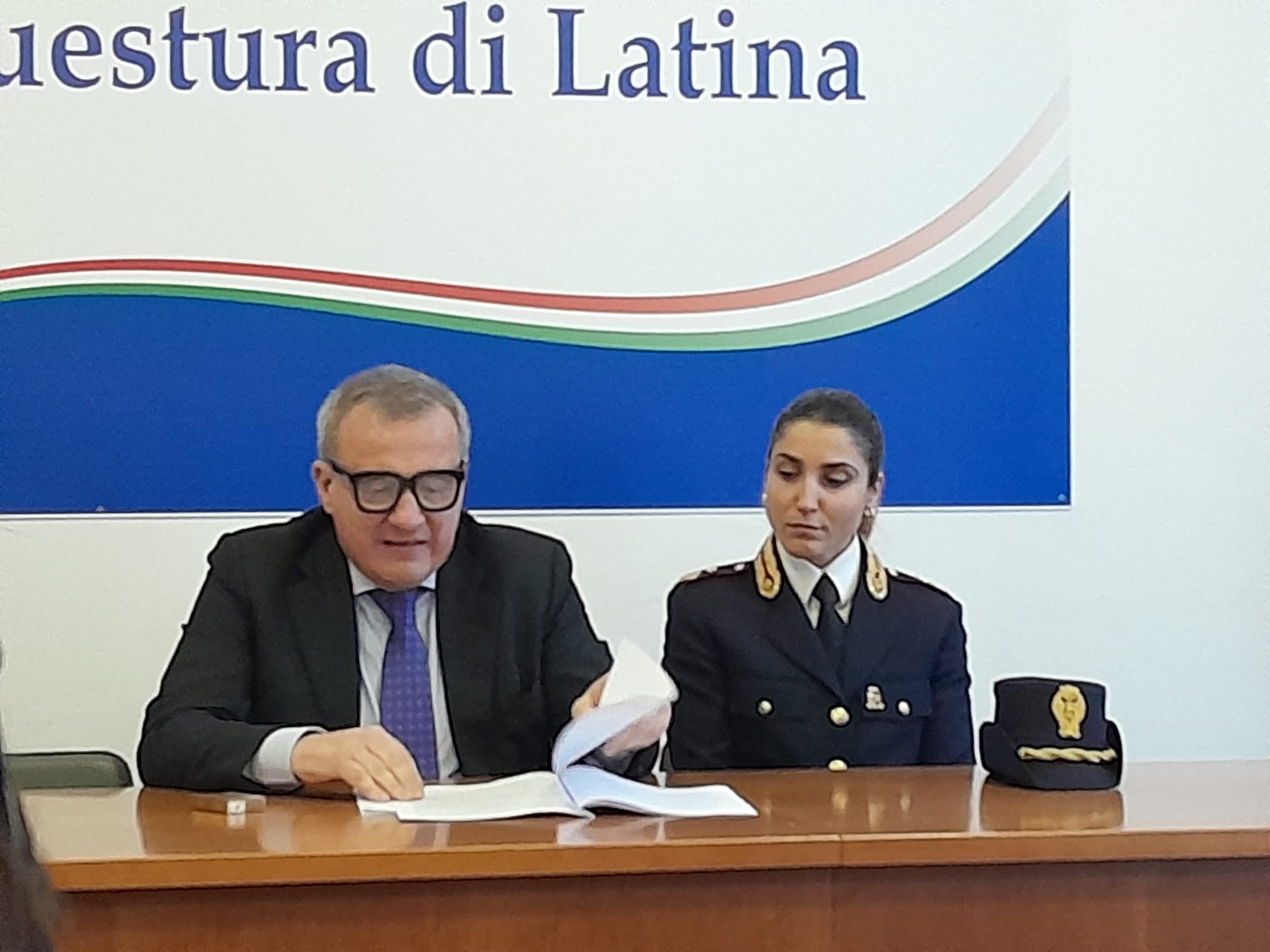 Il Questore di Latina, Fausto Vinci