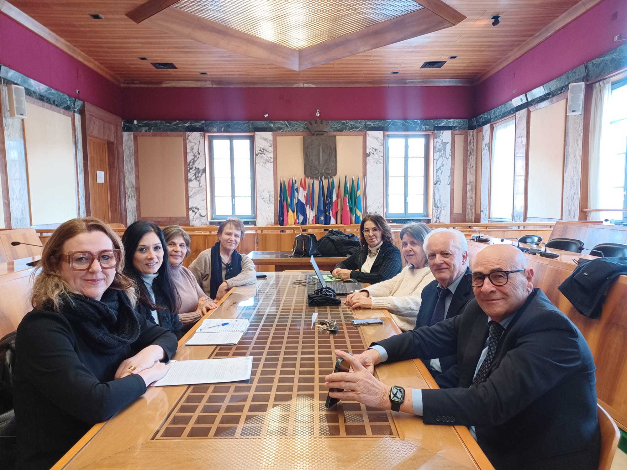 Da sinistra: Dell'Omo, Cianfriglia, De Angeli, Schintu, Pacifico, Viola, Tombolillo, Nasso