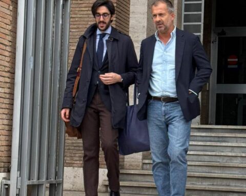 L'avvocato Paolo Tabasso e Paolo Berizzi