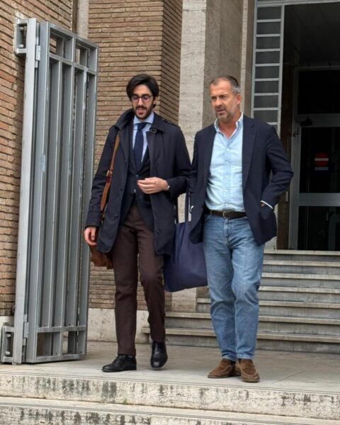 L'avvocato Paolo Tabasso e Paolo Berizzi