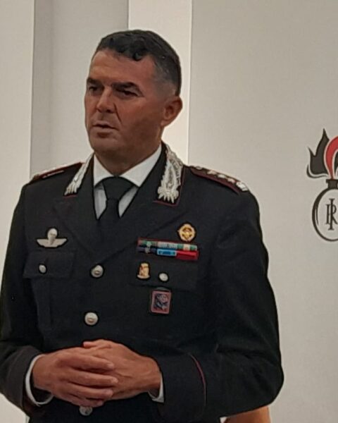 Il comandante provinciale dei Carabinieri di Latina, Luca Palmieri