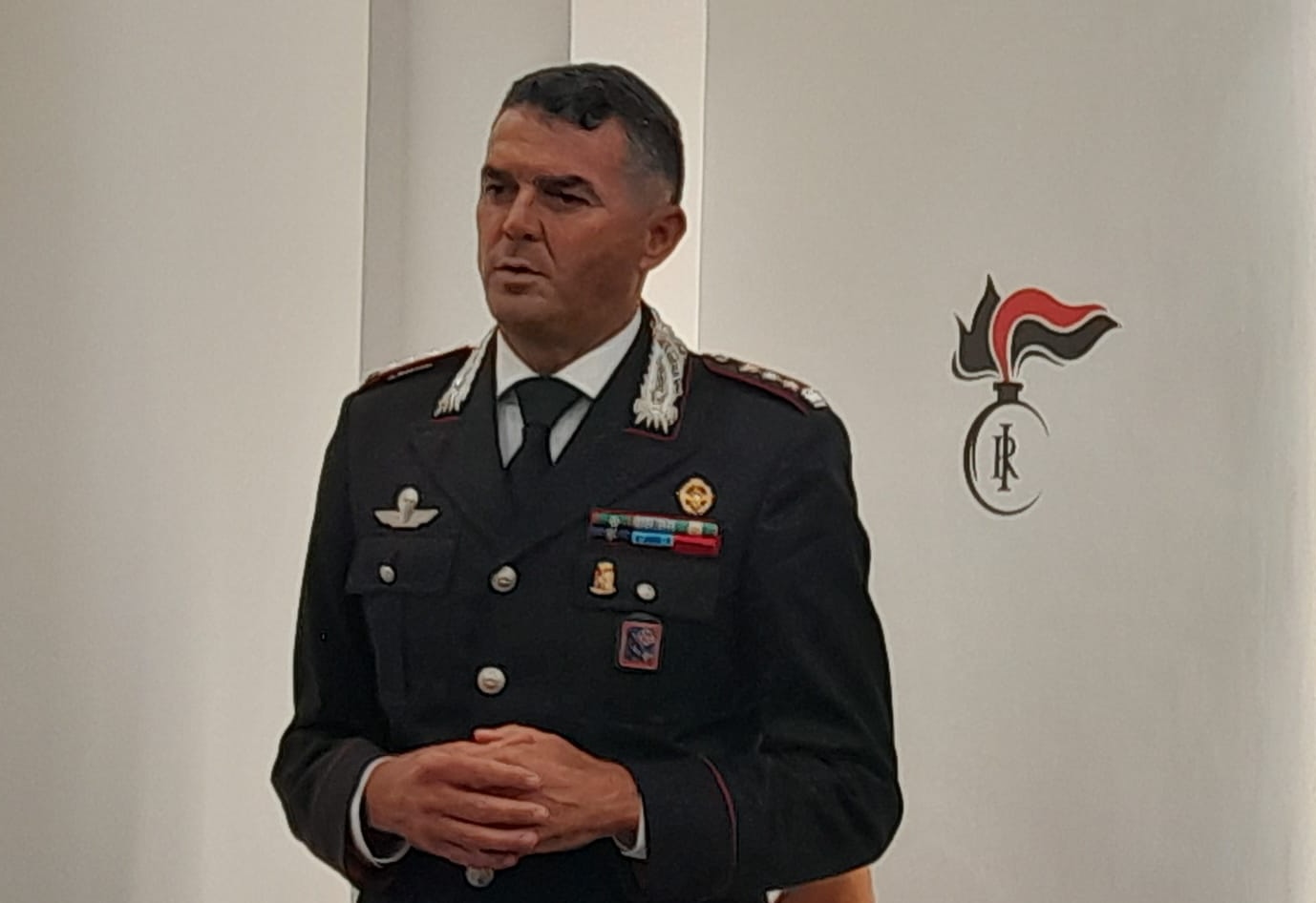 Il comandante provinciale dei Carabinieri di Latina, Luca Palmieri