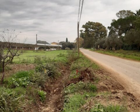 Strada Piano Rosso a Borgo-Montello